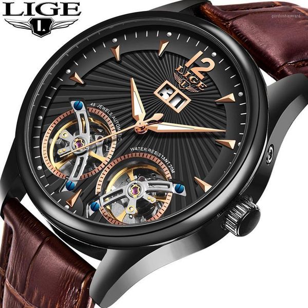 wristwatches 2021 business watch men lige casual leather double tourbillon mechanical clock mens watches automatic relojes hombre, Slivery;brown
wristwatches 2021 business watch men lige casual leather double tourbillon mechanical clock mens watches automatic relojes hombre, Slivery;brown