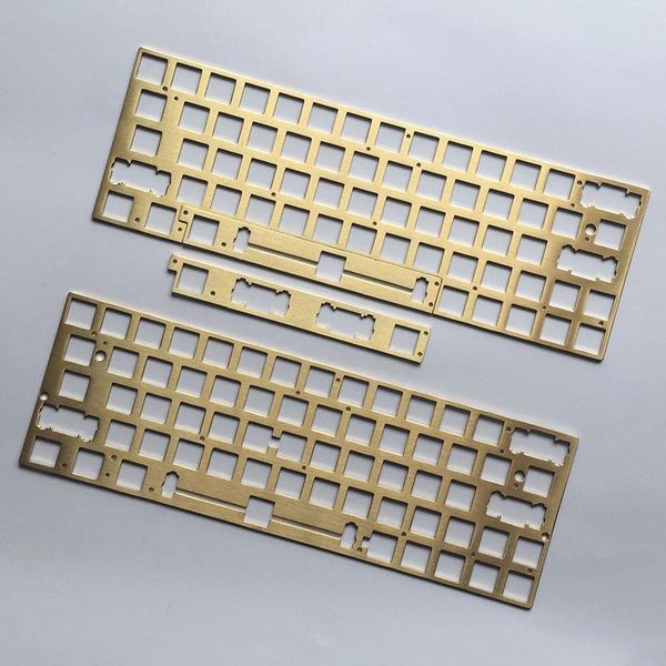 keyboards gk64x left 64 gh60 brass positioning plate plate-mounted steel stabilizer support split space mechanical keyboard
keyboards gk64x left 64 gh60 brass positioning plate plate-mounted steel stabilizer support split space mechanical keyboard