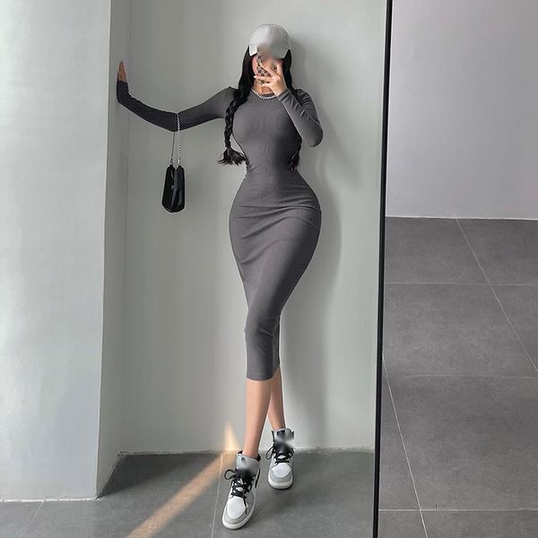 casual dresses womenagaga girl tight thin round neck full sleeve skinny hip long maxi dress fashion winter elegant fb8b, Black;gray
casual dresses womenagaga girl tight thin round neck full sleeve skinny hip long maxi dress fashion winter elegant fb8b, Black;gray