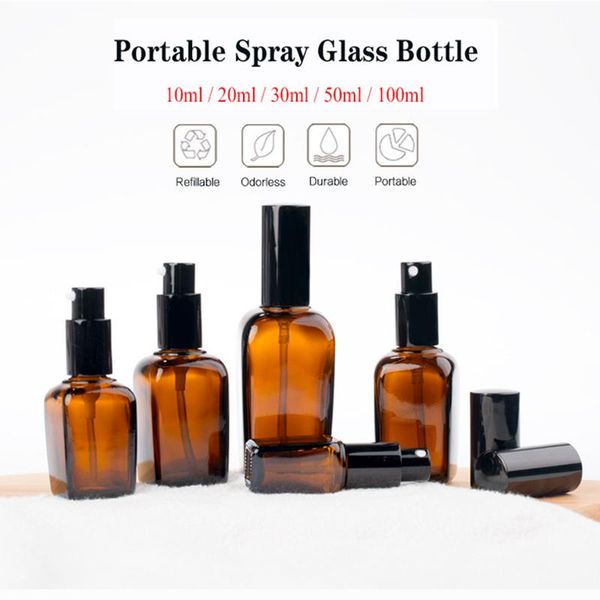 portable amber transparent thick glass spray bottles essential oil bottles mist container travel refillable 5pcs
portable amber transparent thick glass spray bottles essential oil bottles mist container travel refillable 5pcs