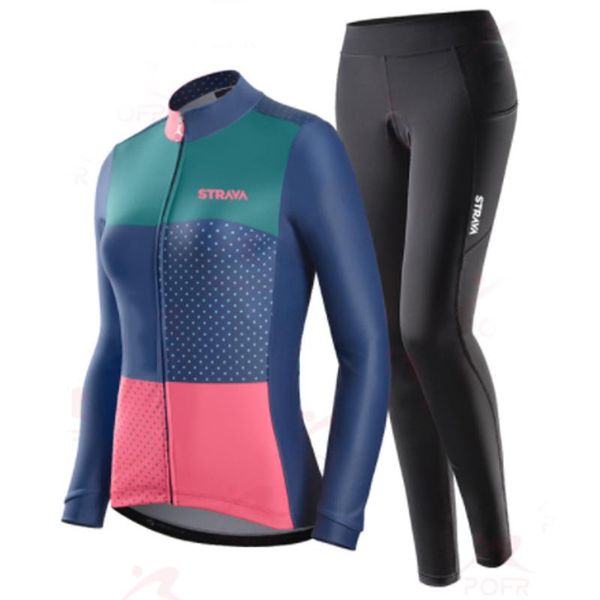 racing sets women bicycle team clothing long sleeve ropa bib pants 20d gel pad bike jersey uniform cycling set, Black;blue
racing sets women bicycle team clothing long sleeve ropa bib pants 20d gel pad bike jersey uniform cycling set, Black;blue