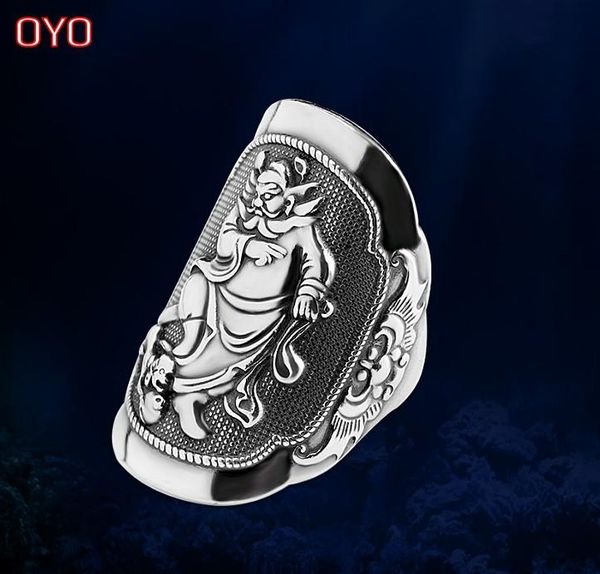 cluster rings 100% s990 silver jewelry zhong kui ring, Golden;silver 
cluster rings 100% s990 silver jewelry zhong kui ring, Golden;silver