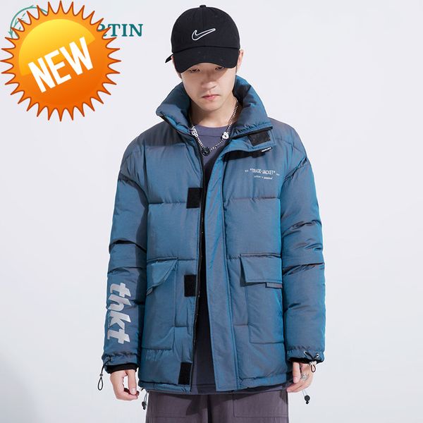 winter cotton padded jacket coat men warm parkas gradient cargo thicken fashion street thick outerwear male clothing, Black
winter cotton padded jacket coat men warm parkas gradient cargo thicken fashion street thick outerwear male clothing, Black