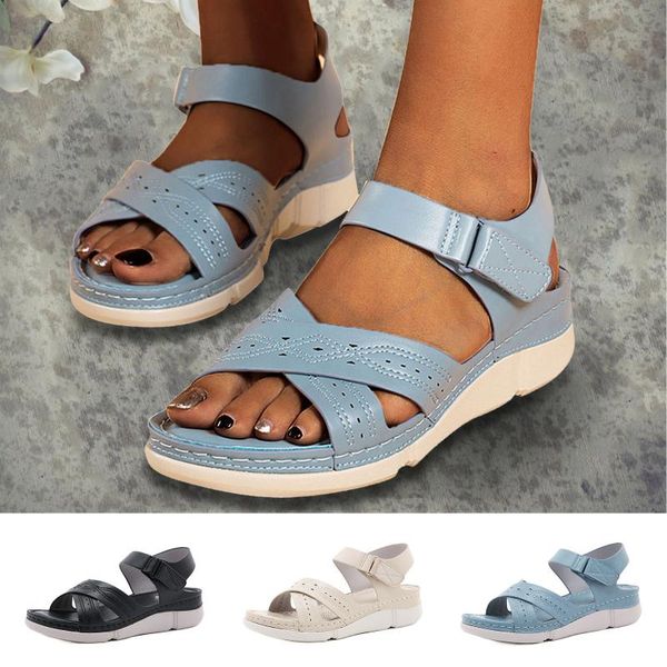 woman summer vintage wedge sandals buckle casual sewing women shoes female ladies platform retro sandalias plus size#f35, Black
woman summer vintage wedge sandals buckle casual sewing women shoes female ladies platform retro sandalias plus size#f35, Black