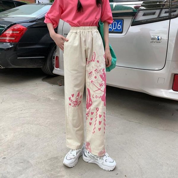 women's jeans cartoon anime print high waisted women big pocket cargo wide leg pants korean streetwear casual denim trousers female p35, Blue
women's jeans cartoon anime print high waisted women big pocket cargo wide leg pants korean streetwear casual denim trousers female p35, Blue