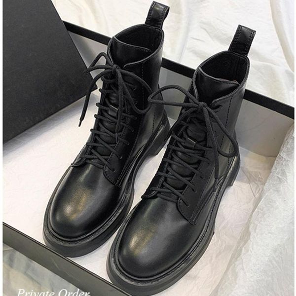 boots women's lace up punk motorcycle cool sewing low heels solid color keep warm non-slip soft lining 2021 leather short rubber, Black
boots women's lace up punk motorcycle cool sewing low heels solid color keep warm non-slip soft lining 2021 leather short rubber, Black