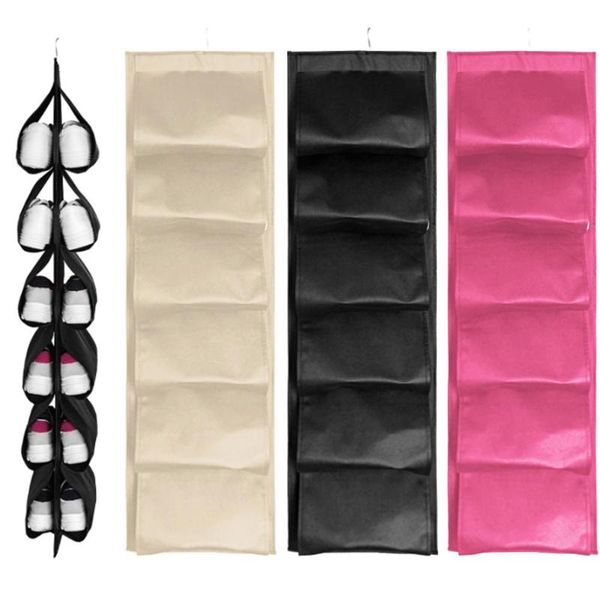 storage bags 12 grid shoe hanging bag simple household non-woven bedroom wardrobe dustproof rotating
storage bags 12 grid shoe hanging bag simple household non-woven bedroom wardrobe dustproof rotating