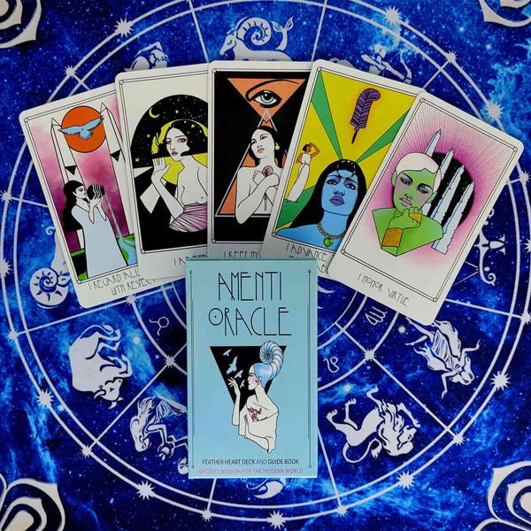 new feather heart oracle deck tarot cards divination entertainment parties board game support drop shipping 78 pcs/box
new feather heart oracle deck tarot cards divination entertainment parties board game support drop shipping 78 pcs/box