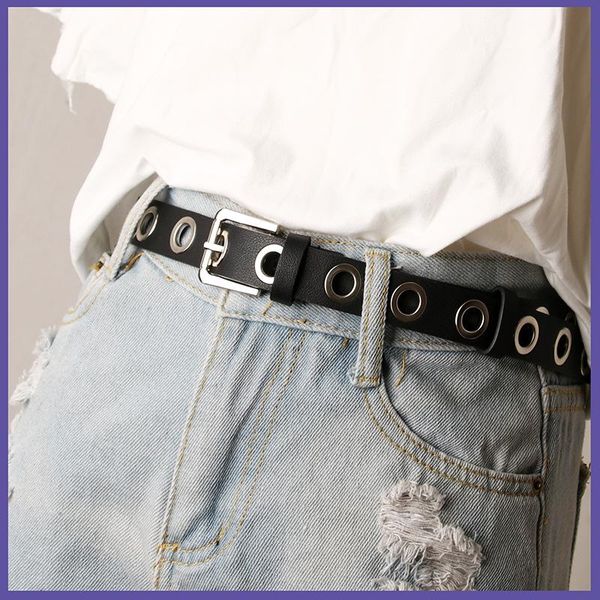belts women hollow eye button belt leather punch-pin buckle for ladies alloy black square jeans waistband, Black;brown
belts women hollow eye button belt leather punch-pin buckle for ladies alloy black square jeans waistband, Black;brown