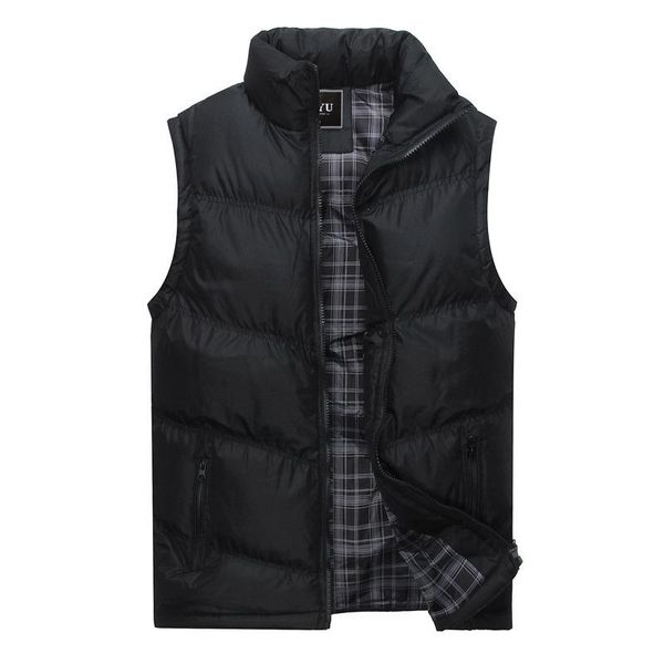 men's vests 2021 vest men fashion stand collar sleeveless outwear jackets casual slim cotton down coats man winter waistcoats, Black;white
men's vests 2021 vest men fashion stand collar sleeveless outwear jackets casual slim cotton down coats man winter waistcoats, Black;white