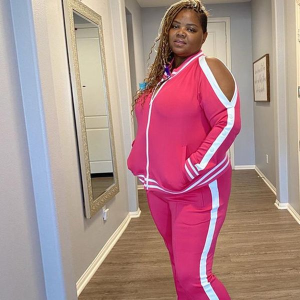 4xl 5xl plus size tracksuits women set spring autumn street off the shoulder and jogger set suits casual outfits, Gray
4xl 5xl plus size tracksuits women set spring autumn street off the shoulder and jogger set suits casual outfits, Gray