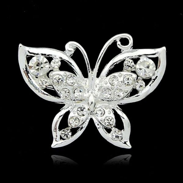 new opal butterfly brooch rhinestone broche silver plated lead for women fashion bijouterie wedding jewelry, Gray
new opal butterfly brooch rhinestone broche silver plated lead for women fashion bijouterie wedding jewelry, Gray