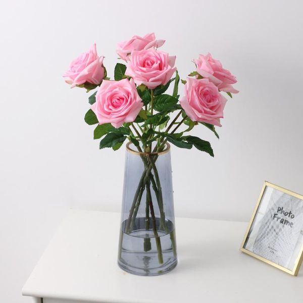 decorative flowers & wreaths artificial single moisturizing texture rose latex simulation flower wedding living room dining table tv cabinet
decorative flowers & wreaths artificial single moisturizing texture rose latex simulation flower wedding living room dining table tv cabinet