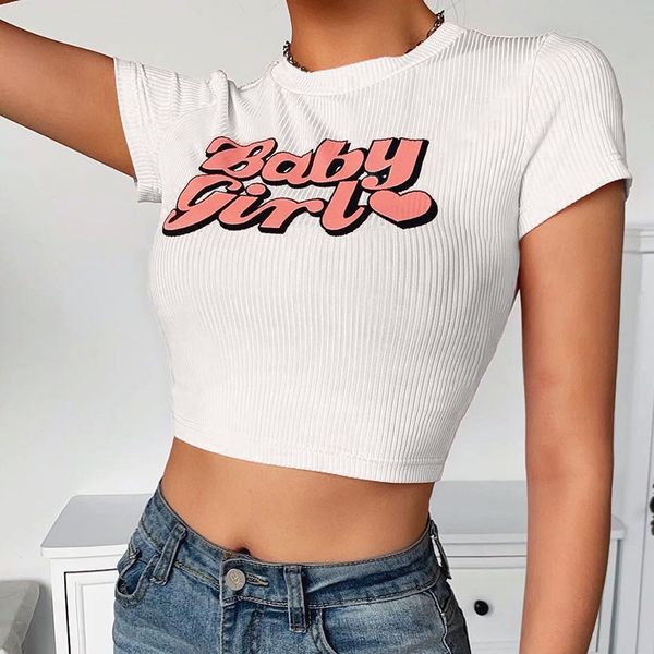 new summer letters baby girl printing letters navel casual casual all-match pink female t-shirt, ins wind blog cute t-shirt, White
new summer letters baby girl printing letters navel casual casual all-match pink female t-shirt, ins wind blog cute t-shirt, White