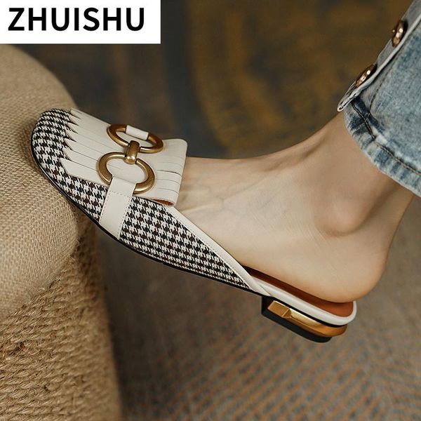 slippers 2021 women patchwork genuine leather high heel muels sqaure toe mules ladies casual summer shoes, Black
slippers 2021 women patchwork genuine leather high heel muels sqaure toe mules ladies casual summer shoes, Black