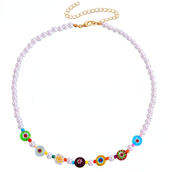 chokers boho pearl choker flower glass seed bead pendant chain necklace for women gold color collar party fashion jewelry gift, Golden;silver
chokers boho pearl choker flower glass seed bead pendant chain necklace for women gold color collar party fashion jewelry gift, Golden;silver