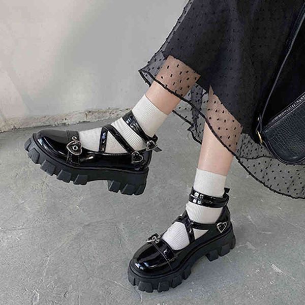 dress shoes rimocy women's heart buckle platform mary jane fashion cross strap chunky heels lolita woman patent leather pumps 9e0h, Black
dress shoes rimocy women's heart buckle platform mary jane fashion cross strap chunky heels lolita woman patent leather pumps 9e0h, Black