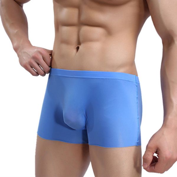 men ice silk shiny transparen boxer seamless smooth breathable u convex pouch boxer underwear gay wear low rise g-string f7, Black;white
men ice silk shiny transparen boxer seamless smooth breathable u convex pouch boxer underwear gay wear low rise g-string f7, Black;white