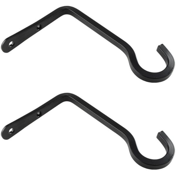 hooks & rails 2pcs metal wall hook plant hanging basket bracket home outdoor decoration
hooks & rails 2pcs metal wall hook plant hanging basket bracket home outdoor decoration