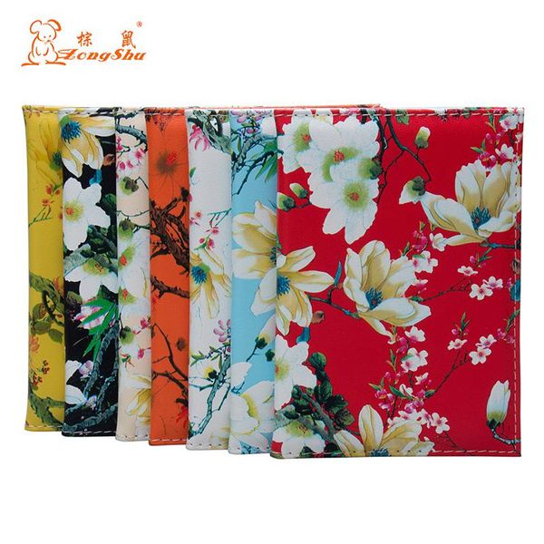 card holders red plum blossom travel passport holder cover pu leather id ticket pouch packages covers bag case, Brown;gray
card holders red plum blossom travel passport holder cover pu leather id ticket pouch packages covers bag case, Brown;gray