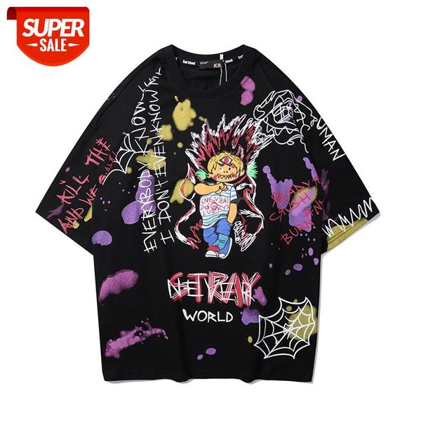 seveyfan 2021 summer men's hip hop t-shirts funny cartoon graffiti tees short sleeve cotton for male #503x, White;black
seveyfan 2021 summer men's hip hop t-shirts funny cartoon graffiti tees short sleeve cotton for male #503x, White;black