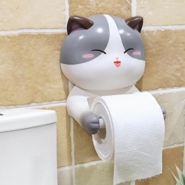 toilet paper holders roll holder wall-mounted cute cat pvc creative tissue rack home decor for bathroom
toilet paper holders roll holder wall-mounted cute cat pvc creative tissue rack home decor for bathroom