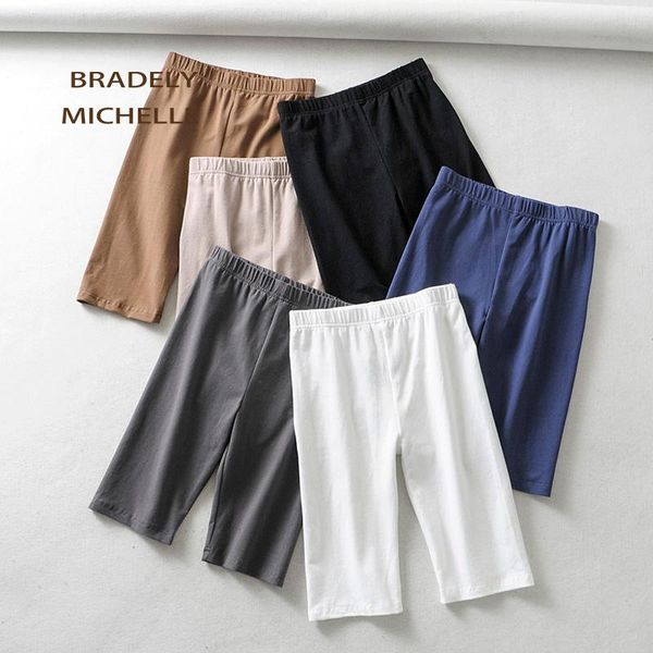 women's shorts bradely michelle women high waist elastic solid skinny basic knee-length bikeshorts, White;black
women's shorts bradely michelle women high waist elastic solid skinny basic knee-length bikeshorts, White;black