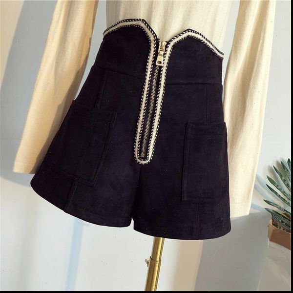womens autumn winter shorts new loose super fire wide leg high waist casual trousers boots short femme black, White;black
womens autumn winter shorts new loose super fire wide leg high waist casual trousers boots short femme black, White;black