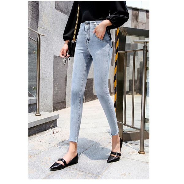 women's jeans jujuland women gray vintage high waist denim spring pants elastic skinny pencil stretch 1265, Blue
women's jeans jujuland women gray vintage high waist denim spring pants elastic skinny pencil stretch 1265, Blue