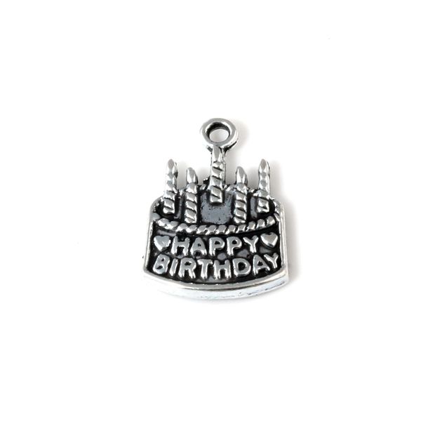 200pcs antique silver alloy birthday cake charms pendants for jewelry making bracelet necklace diy accessories 15x22mm a-681, Bronze;silver
200pcs antique silver alloy birthday cake charms pendants for jewelry making bracelet necklace diy accessories 15x22mm a-681, Bronze;silver