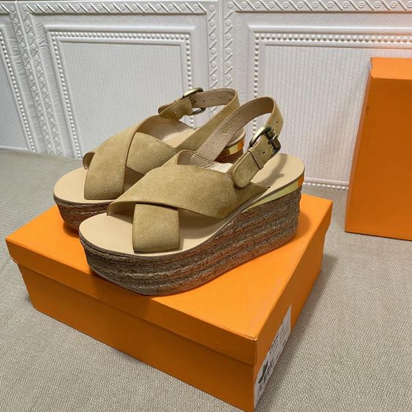 slippers leather platform lady sandals bohemia thick bottom edge high heels 8+3.5cm shoes woman outside quality brand design, Black
slippers leather platform lady sandals bohemia thick bottom edge high heels 8+3.5cm shoes woman outside quality brand design, Black