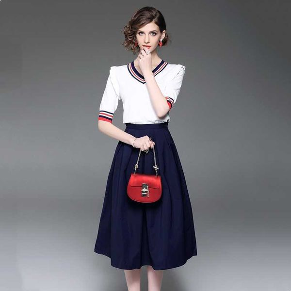 nrj-6f-618-a-9787 runway sets summer women half sleeve stripe knitt + skirt suit 2 piece set women 210706, White
nrj-6f-618-a-9787 runway sets summer women half sleeve stripe knitt + skirt suit 2 piece set women 210706, White