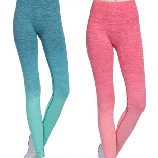 ladies soft stretched fitness yoga pants gradient multi-color leggings w7qt, White;red
ladies soft stretched fitness yoga pants gradient multi-color leggings w7qt, White;red