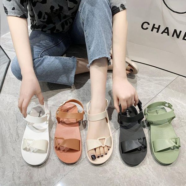 2021 spring new style flat bottom with buckle student sandals candy color soft bottom slippers wholesale, Black
2021 spring new style flat bottom with buckle student sandals candy color soft bottom slippers wholesale, Black
