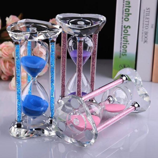 other clocks & accessories 15/30/15/60 minutes crystal hourglasses colorful sand clock timer unique birthday gift home decorations
other clocks & accessories 15/30/15/60 minutes crystal hourglasses colorful sand clock timer unique birthday gift home decorations