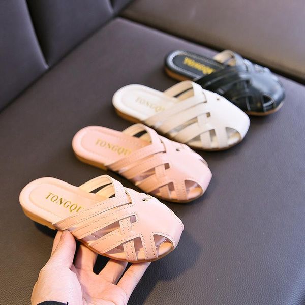 girls' sandals 2021 summer new children' net red woven non slip soft bottom baotou princess beach half slippers, Black;grey
girls' sandals 2021 summer new children' net red woven non slip soft bottom baotou princess beach half slippers, Black;grey
