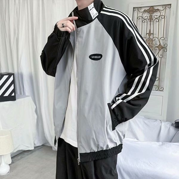 fashionable new style handsome popular spring and autumn men's thin fashion jacket chaohuochao brand baseball suit, Black;brown
fashionable new style handsome popular spring and autumn men's thin fashion jacket chaohuochao brand baseball suit, Black;brown