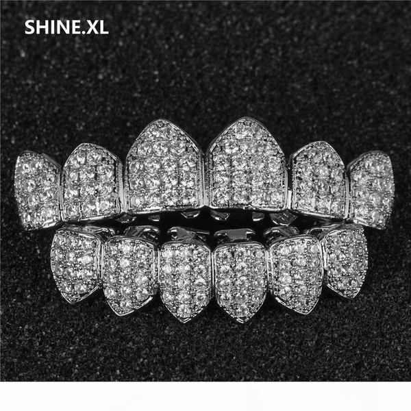 new custom teeth grills gold silver color micro pave cubic zircon & bottom tooth caps body jewelry halloween party gift, Black
new custom teeth grills gold silver color micro pave cubic zircon & bottom tooth caps body jewelry halloween party gift, Black