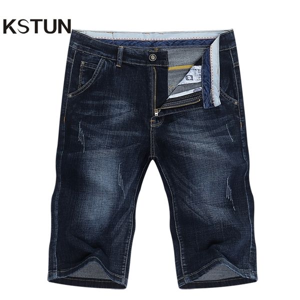 kstun summer shorts jeans men denim pants stretch dark blue fashion design men's jeans slim straight male short jeans hombre 210317
kstun summer shorts jeans men denim pants stretch dark blue fashion design men's jeans slim straight male short jeans hombre 210317