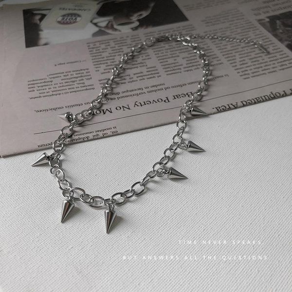 chains necklace woman circular cone women geometric pendant chain lovers silver color trendy korean stainless steel collares
chains necklace woman circular cone women geometric pendant chain lovers silver color trendy korean stainless steel collares