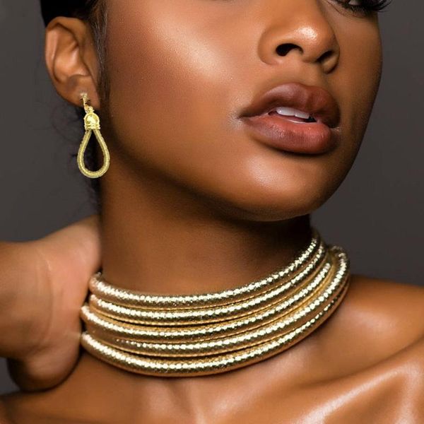earrings & necklace longqu boho collar jewelry sets fashion magnetism button multilayer choker necklaces bracelets set women bijoux, Silver
earrings & necklace longqu boho collar jewelry sets fashion magnetism button multilayer choker necklaces bracelets set women bijoux, Silver
