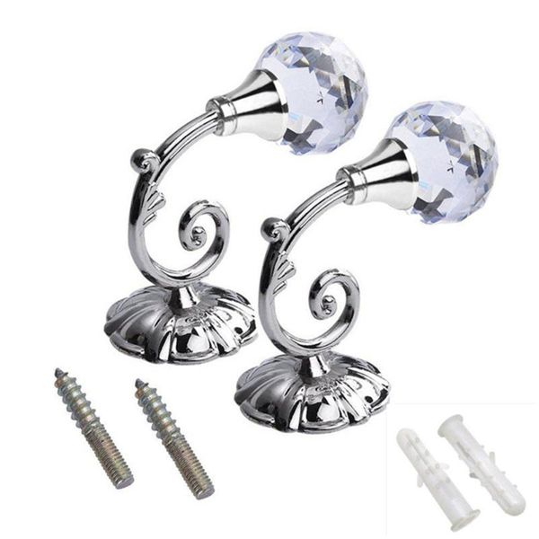 hooks & rails 2pcs retro metal crystal glass curtain holdback wall tie back hanger holder drawer handle accessories
hooks & rails 2pcs retro metal crystal glass curtain holdback wall tie back hanger holder drawer handle accessories