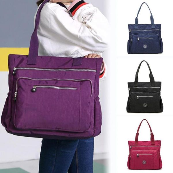 duffel bags casual women solid color multi pocket zip handbag nylon shoulder storage bag
duffel bags casual women solid color multi pocket zip handbag nylon shoulder storage bag