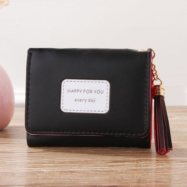 wallets fasbion women multi-card simple retro tassel square zipper vintage short letter casual ladies student coin, Red;black
wallets fasbion women multi-card simple retro tassel square zipper vintage short letter casual ladies student coin, Red;black