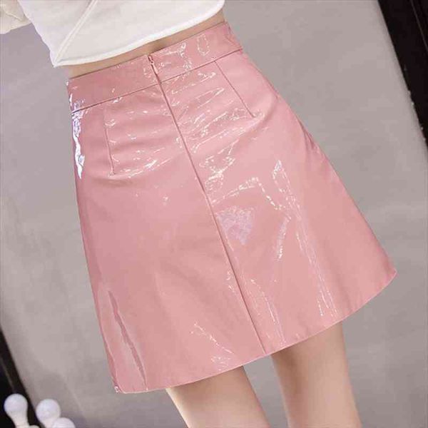 spring summer women skirt high waist solid mini skirts straight pu leather shiny club cute skirts for women, Black
spring summer women skirt high waist solid mini skirts straight pu leather shiny club cute skirts for women, Black