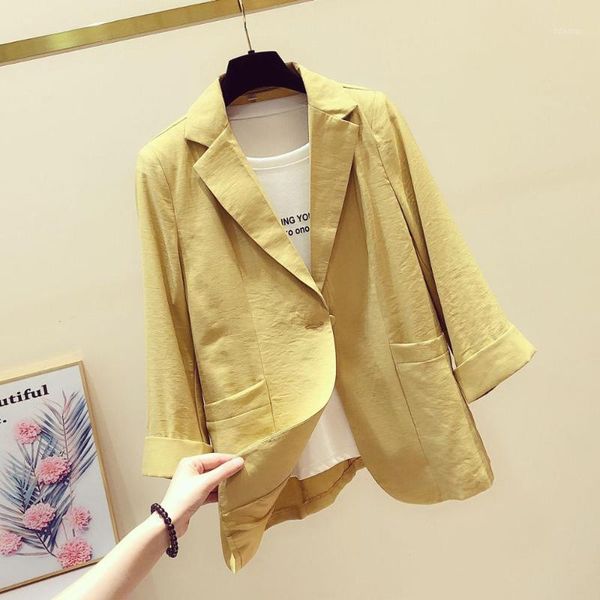 women's suits & blazers thin section small suit coat female short 2021 spring slim casual women jacket fashion wild blazer, White;black
women's suits & blazers thin section small suit coat female short 2021 spring slim casual women jacket fashion wild blazer, White;black