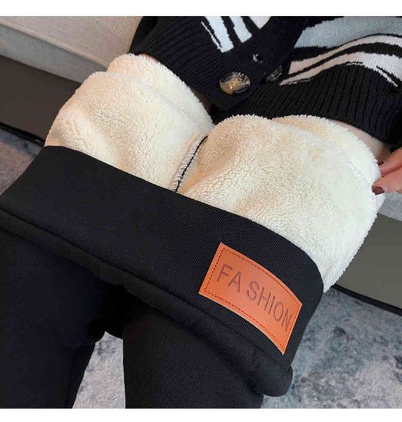 leggings extra thick cashmere autumn winter plush thickened outer wear high waist large warm cotton, Black
leggings extra thick cashmere autumn winter plush thickened outer wear high waist large warm cotton, Black