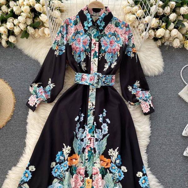 casual dresses autumn 2021 high-quality goddess temperament retro lapel puff sleeve holiday printing light luxury ladies dress, Black;gray
casual dresses autumn 2021 high-quality goddess temperament retro lapel puff sleeve holiday printing light luxury ladies dress, Black;gray