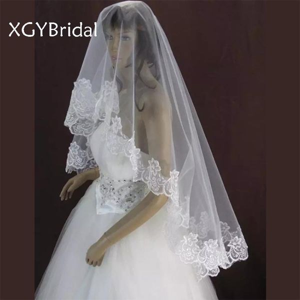 bridal veils arrival veil short one layer applique edge red champagne white ivory wedding with comb accessory, Black
bridal veils arrival veil short one layer applique edge red champagne white ivory wedding with comb accessory, Black
