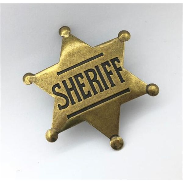 50pcs/lot hexagon star sheriff brooch pin vintage bronze gunblack sheriff badge lapel sticker brooches fashion jewelry, Gray
50pcs/lot hexagon star sheriff brooch pin vintage bronze gunblack sheriff badge lapel sticker brooches fashion jewelry, Gray